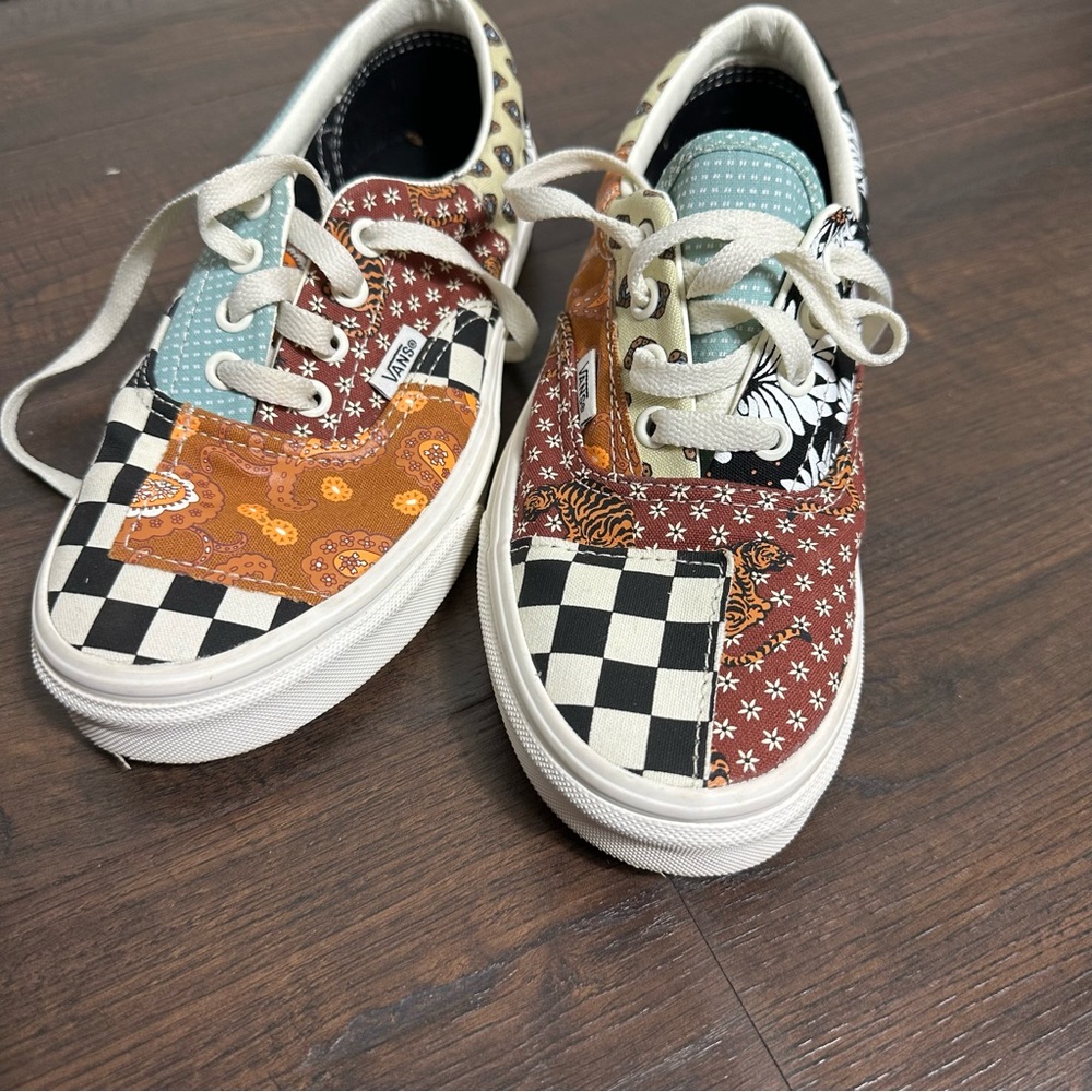 Vans tiger patchwork era shoes
